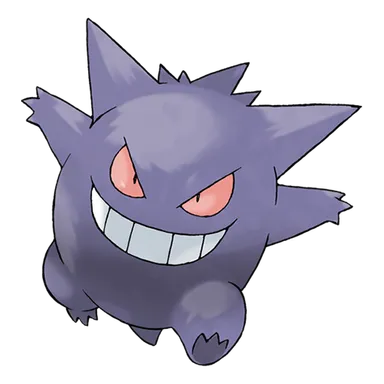 official artwork of gengar